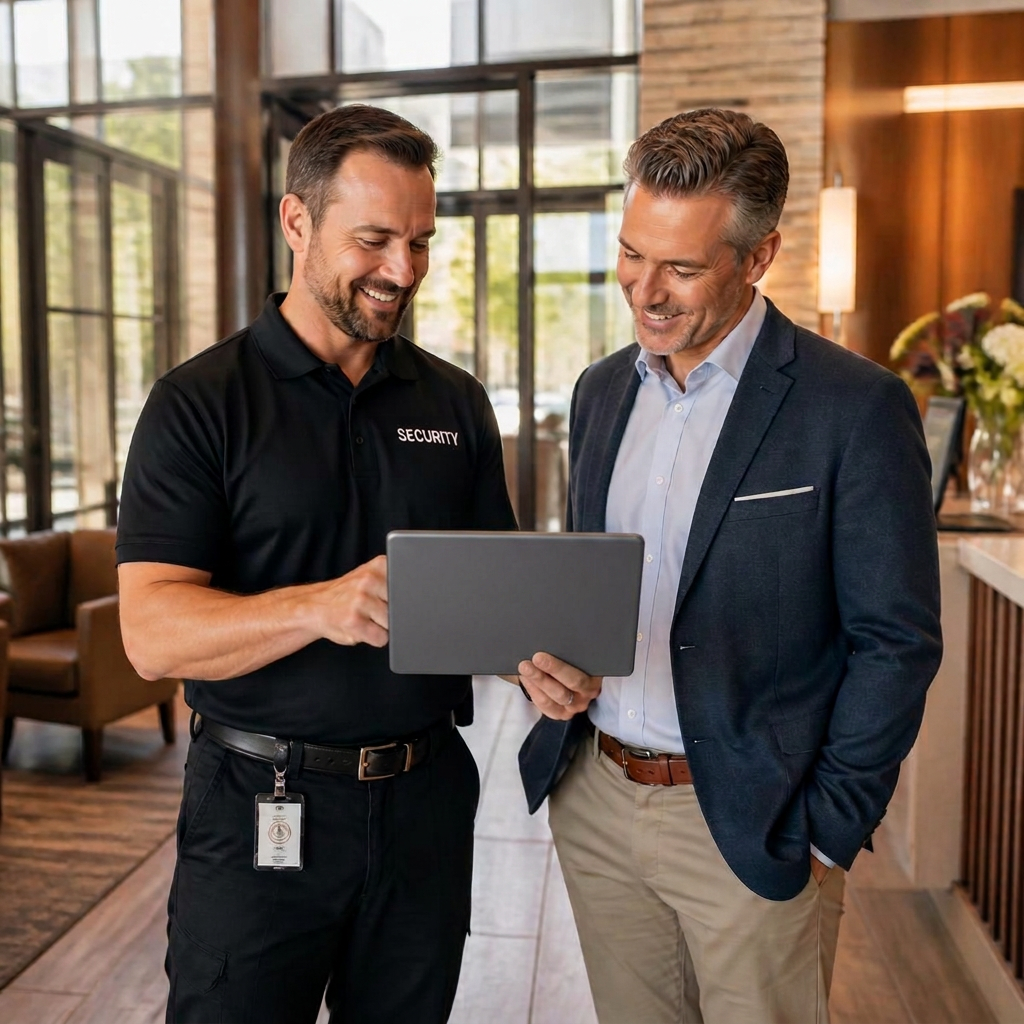 Video surveillance technology supporting a workplace